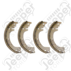 Drum Brake Shoe Kit; 53-71 Jeep CJ