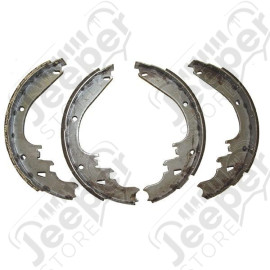 Brake Shoes, Rear, Finned Drum; 78-91 Jeep Cherokee/Grand Cherokee