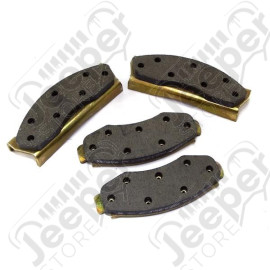 Brake Pad Kit, Front; 78-81 Jeep CJ5/CJ7/CJ8 Scrambler
