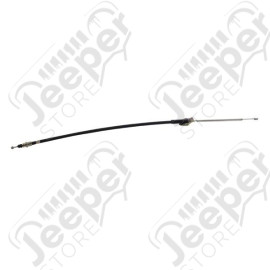 Parking Brake Cable, Rear, Left, 11 In Drum, Bolt-On; 76-86 Jeep CJ