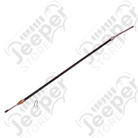 Parking Brake Cable, Rear, Left, 11 In Drum, Bolt-On; 76-86 Jeep CJ