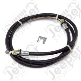 Parking Brake Cable, Rear, Right; 87-89 Jeep Wrangler YJ