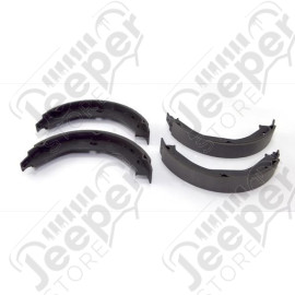 Parking Brake Shoe Kit; 07-18 Jeep Wrangler JK/08-12 Liberty KJ