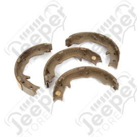 Parking Brake Shoe Kit, Rear Drum Brakes; 07-10 Compass/Patriot MK