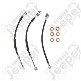 Brake Hose Kit; 87-89 Jeep Wrangler YJ