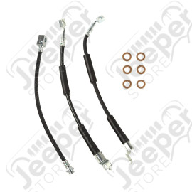 Brake Hose Kit, with ABS; 94-95 Jeep Wrangler YJ