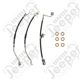 Brake Hose Kit; 97-06 Jeep Wrangler TJ