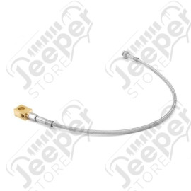 Brake Hose Kit, Rear, Braided Stainless Steel; 72-75 Jeep CJ