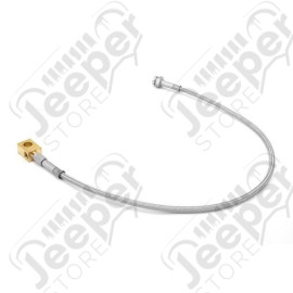 Brake Hose Kit, Rear, Braided Stainless Steel; 76-86 Jeep CJ