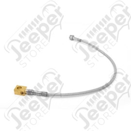 Brake Hose Kit, Rear, Braided Stainless Steel; 87-95 Jeep Wrangler YJ