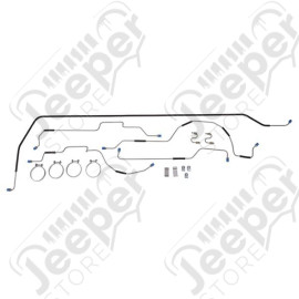 Brake Line Kit, Full; 42-45 Willys MB/Ford GPW