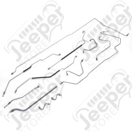 Brake Line Kit, Full; 67-68 Jeep CJ5