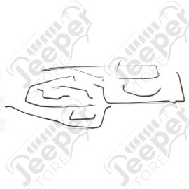 Brake Line Kit, Full; 72-73 Jeep CJ5