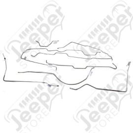 Brake Line Kit, Full; 77-80 Jeep CJ5