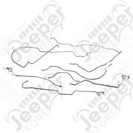 Brake Line Kit, Full; 76-80 Jeep CJ7