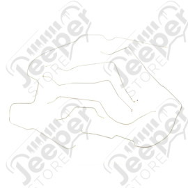 Brake Line Kit, Full; 81-86 Jeep CJ7
