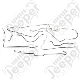 Brake Line Kit, Full; 76-79 Jeep CJ7
