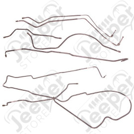 Brake Line Kit, Full; 76-79 Jeep CJ7