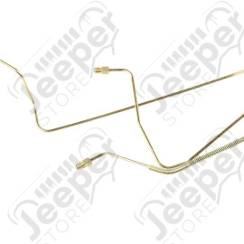 Brake Line Kit, Full, Non-ABS; 97-06 Jeep Wrangler TJ