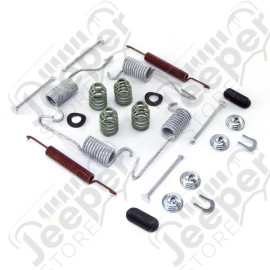 Brake Shoe Hold Down Kit; 90-06 Jeep Cherokee XJ