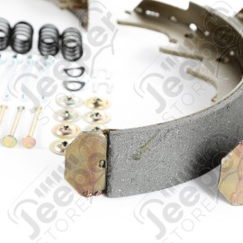 Drum Brake Shoe Kit, 10 Inch; 82-89 Jeep CJ/Wrangler YJ/Cherokee XJ