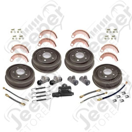 Drum Brake Rebuild Kit; 48-63 Willys/Jeep