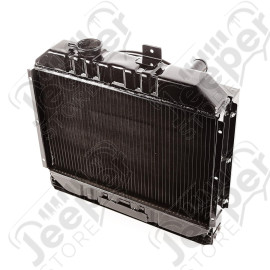 Radiator, 2 Row, Fan Shroud; 41-52 Willys