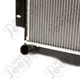 Radiator, 2 Row; 74-80 Jeep CJ, 6/8 Cylinder