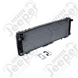 Radiator, 1 Row; 91-01 Jeep Cherokee, 2.5L/4.0L