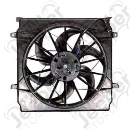 Engine Cooling Fan Assembly; 02-07 Jeep Liberty KJ, 2.4L/3.7L