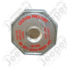 Radiator Cap; 97-04 Jeep Wrangler TJ