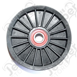 Accessory Drive Belt Idler Pulley, No AC; 02-06 Wrangler/Liberty, 2.4L