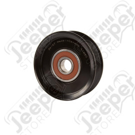Accessory Drive Belt Idler Pulley, No AC; 07-18 Wrangler JK, 3.0L/3.8L