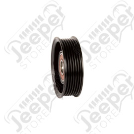 Accessory Drive Belt Idler Pulley, No AC; 07-18 Wrangler JK, 3.0L/3.8L