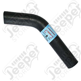Radiator Coolant Hose, Upper; 97-02 Jeep Wrangler TJ, 2.5L