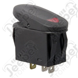 Rocker Switch, 2 Position, Red