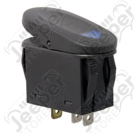 Rocker Switch, 2 Position, Blue