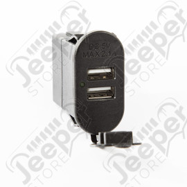 Rocker Switch, Dual USB Port