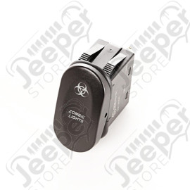 Rocker Switch, 2 Position, Zombie Lights, Amber