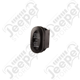 Rocker Switch, 3 Position, Off-Road/Running Light