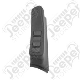 Switch Pod, A Pillar, Left Hand Drive; 07-10 Jeep Wrangler JK