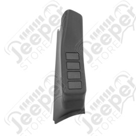 Switch Pod Kit, A-Pillar, 4 Switches, Black, RHD; 11-18 Wrangler JK