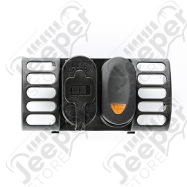 Switch Pod Kit, AC Vent, 1 Switch, Dual USB Connector; 97-06 TJ/LJ