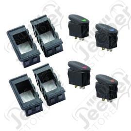 Switch Housing Kit, 8 Piece, Rocker Style Switches