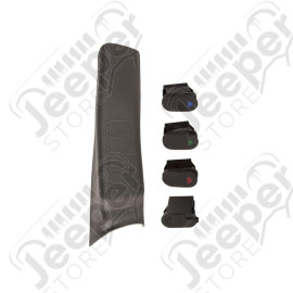 Switch Pod Kit, A-Pillar, 3 Switch, USB, Right, 07-10 Wrangler JK/JKU