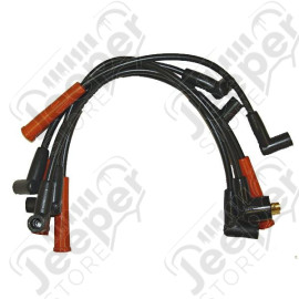Ignition Spark Plug Wire Kit; 91-06 Jeep, 2.4L/2.5L