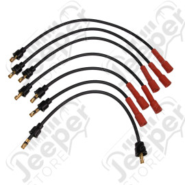 Ignition Spark Plug Wire Kit; 72-77 Jeep CJ/SJ, 3.8L/4.2L