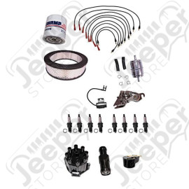 Ignition Tune Up Kit; 72-74 Jeep CJ, 5.0L/5.9L/6.6L