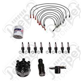 Ignition Tune Up Kit; 75-77 Jeep CJ, 5.0L