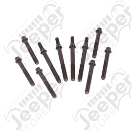 Engine Cylinder Head Bolt Kit; 97-02 Jeep, 2.5L 